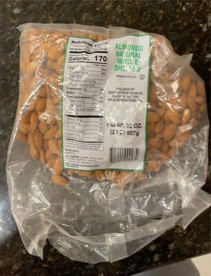 Almonds Whole Shelled