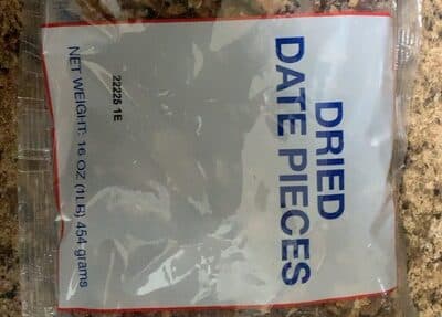 Dried Date Pieces