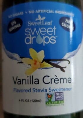 Vanilla Creme Flavored Stevia Concentrate