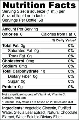 Chocolate Flavored Stevia Sweetener