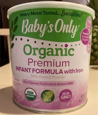 Organic Premium Infant Formula with Iron