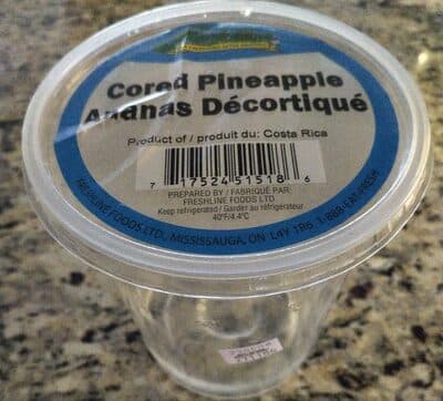 Cored Pineapple