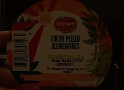 Fresh Peeled Clementines