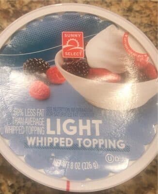 Light whipped topping