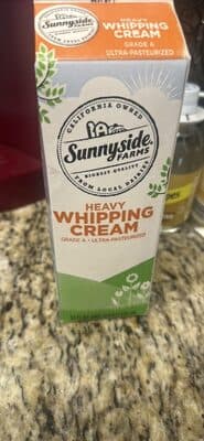 Ultra-Pasteurized Heavy Whipping Cream