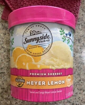 Meyer Lemon Premium Sherbet