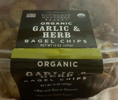 Garlic & Herb bagel chips