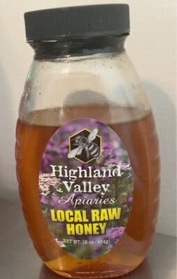 Local raw honey