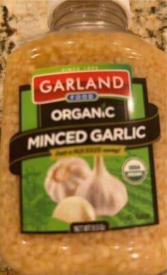 Organic Minced Garlic