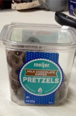 Milk Chocolate Dipped Pretzels