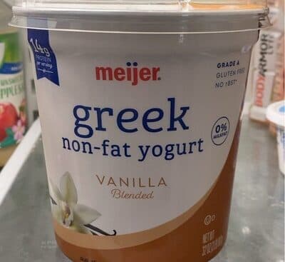 Vanilla Blended Non-Fat Greek Yogurt
