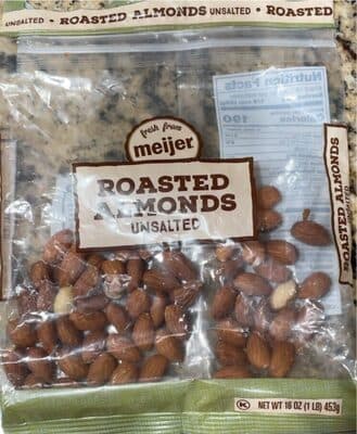 Unsalted Roasted Almonds