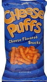 Cheddar Cheese Puffs Corn Snack