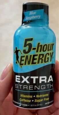 5 Hour Energy Extra Strength Blue Raspberry