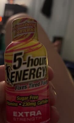 5 Hour Energy Extra Strength Strawberry Banana Flavor Energy Drink