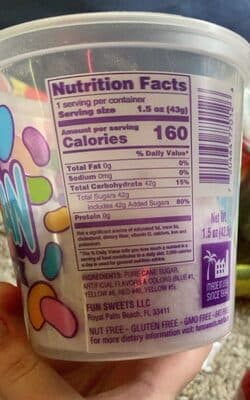 Jelly beans cotton candy