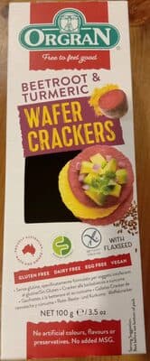 Beetroot And Turmeric Wafer Crackers
