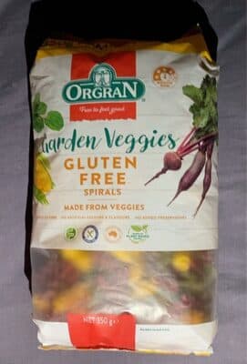 Garden Veggies Gluten Free Spirals