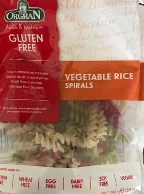 Vegetable Rice Spirals