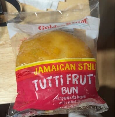 Jamaican Style Tutti Frutti Bun