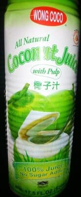 Refreshing Coconut Water With Pulp