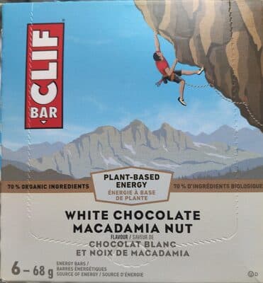 White Chocolate Macadamia Nut Flavour Energy Bars