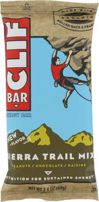 Sierra Trail Mix Peanuts, Chocolate, Raisins Energy Bar