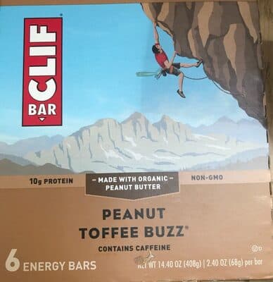 Peanut Toffee Buzz Energy Bars