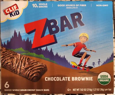 Chocolate Brownie Baked Whole Grain Energy Snack Bars