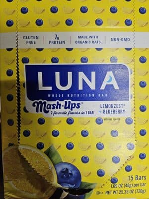 Lemonzest + Blueberry Flavor Whole Nutrition Bars