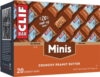 Crunchy Peanut Butter Minis Energy Bars