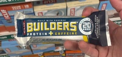 Builders protein + caffeine