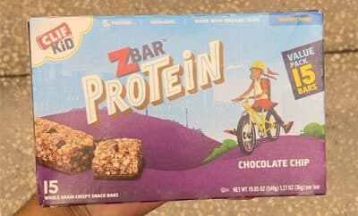 Chocolate Chip Whole Grain Crispy Snack Bars