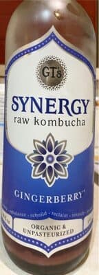 Gingerberry Synergy Raw Kombucha
