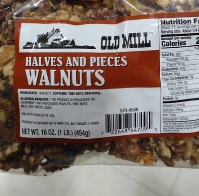 Walnut Halves and Pieces