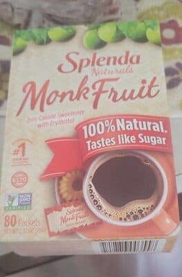 Monk Fruit Zero Calorie Sweetener With Erythritol