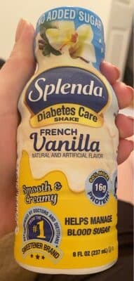 French Vanilla Diabetes Care Shake
