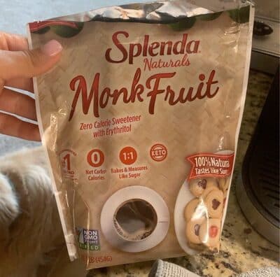 Monk Fruit Zero Calorie Sweetener with Erythritol