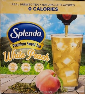 White Peach Premium Sweet Tea Cups