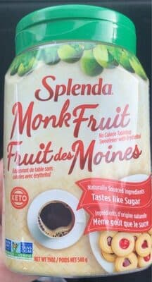 Monk Fruit No Calorie Sweetener
