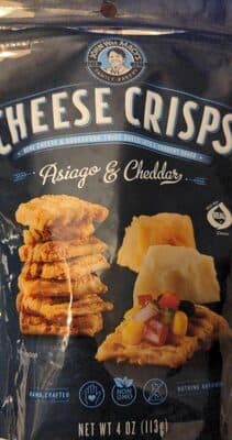 Asiago & Cheddar Cheese Crisps