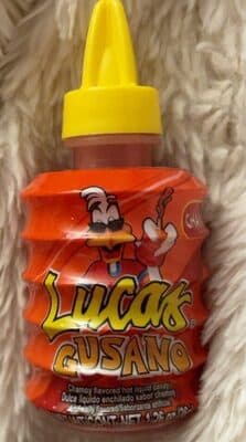 Chamoy flavored hot liquid candy