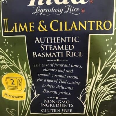 Lime & Coriander Authentic Steamed Basmati Rice