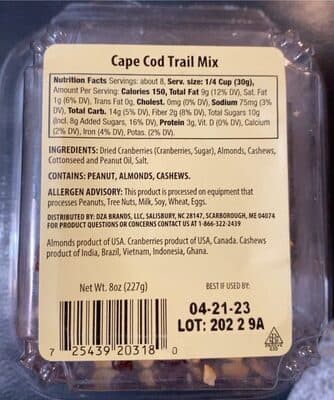 Cape Cod Trail Mix