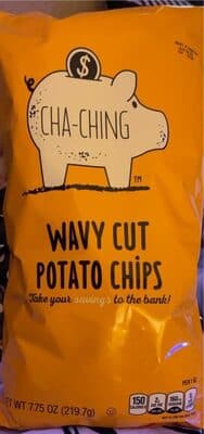 Wavey cut potato chips