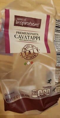 Premium pasta cavatappi