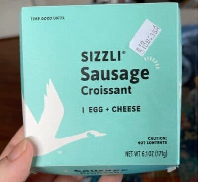Sausage Egg and Cheese Croissant