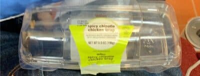 SPICY CHIPOTLE CHICKEN WRAP, SPICY CHIPOTLE CHICKEN
