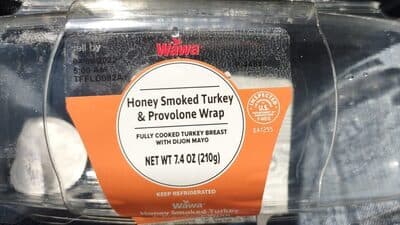 Honey Smoked Turkey and Provolone Wrap