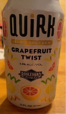 Quirk hard seltzer